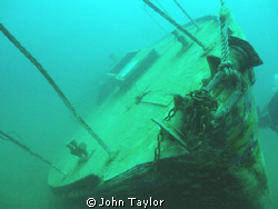 Wooden vessel found at 20m in Capernwray Lake, England. V... by John Taylor 